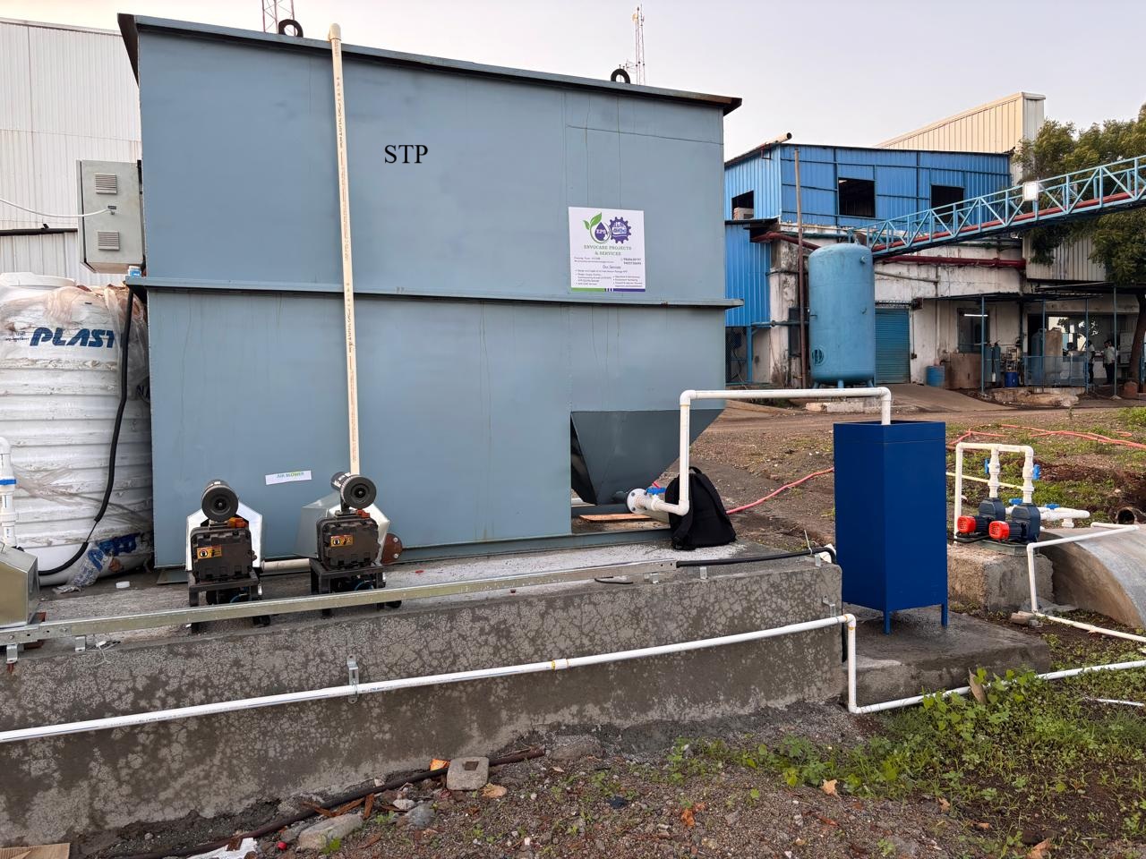 250 KLD MBBR Sewage Treatment Plant Commercial Business Park Hinjewadi Maharashtra